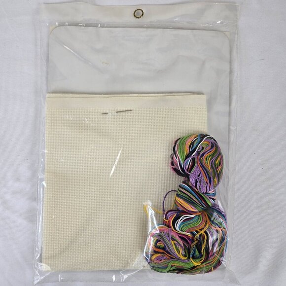 CAT 365 Counted Cross Stitch Kit Clown With Flower Factory Sealed - Picture 5 of 6